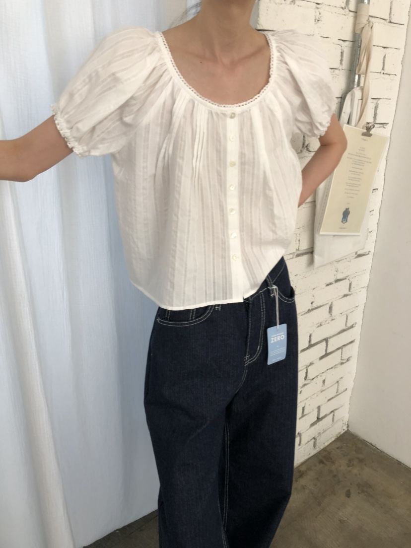 MOVENNE韓國東大門代購女裝新品26春夏休閑推薦襯衫蕾絲衫MOVENNE襯衫/蕾絲衫