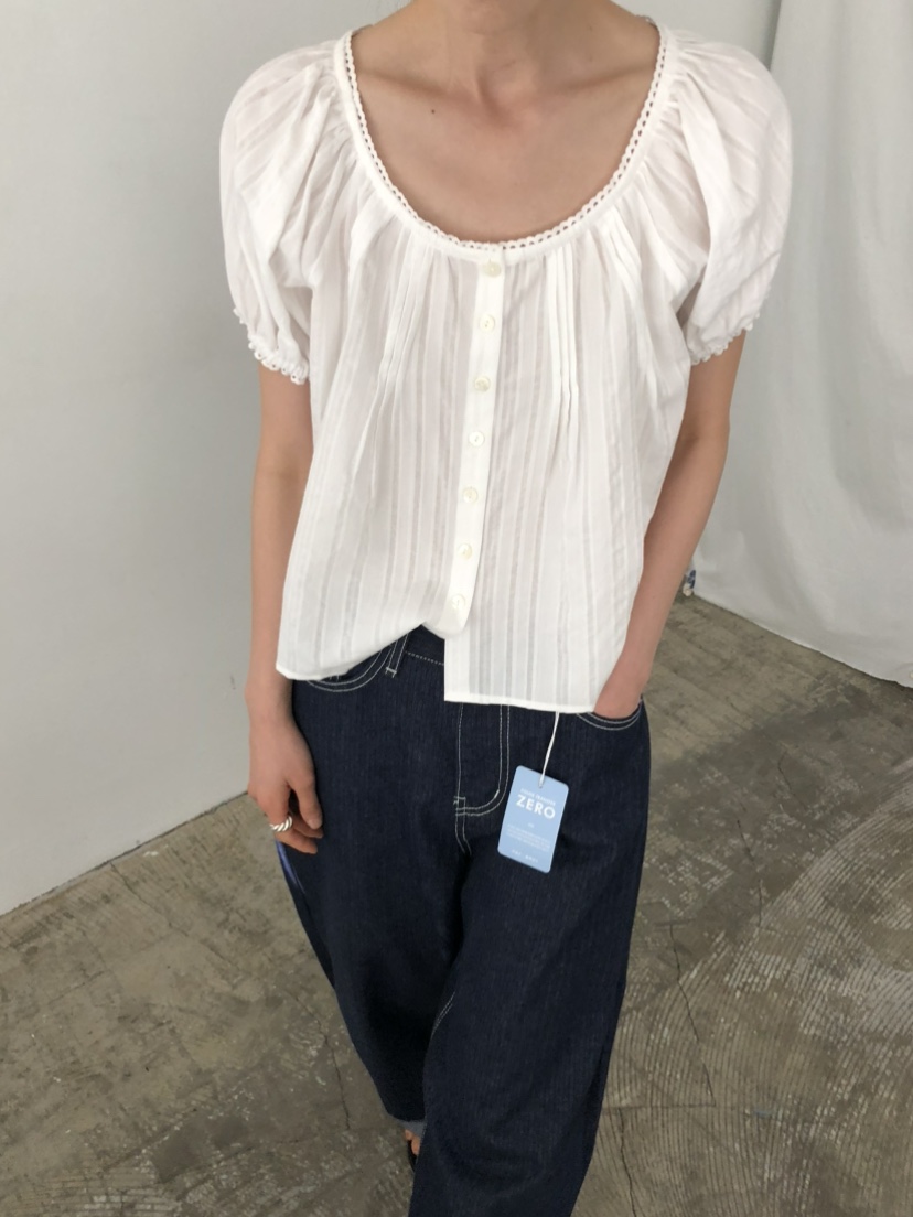 MOVENNE韓國東大門代購女裝新品26春夏休閑推薦襯衫蕾絲衫MOVENNE襯衫/蕾絲衫