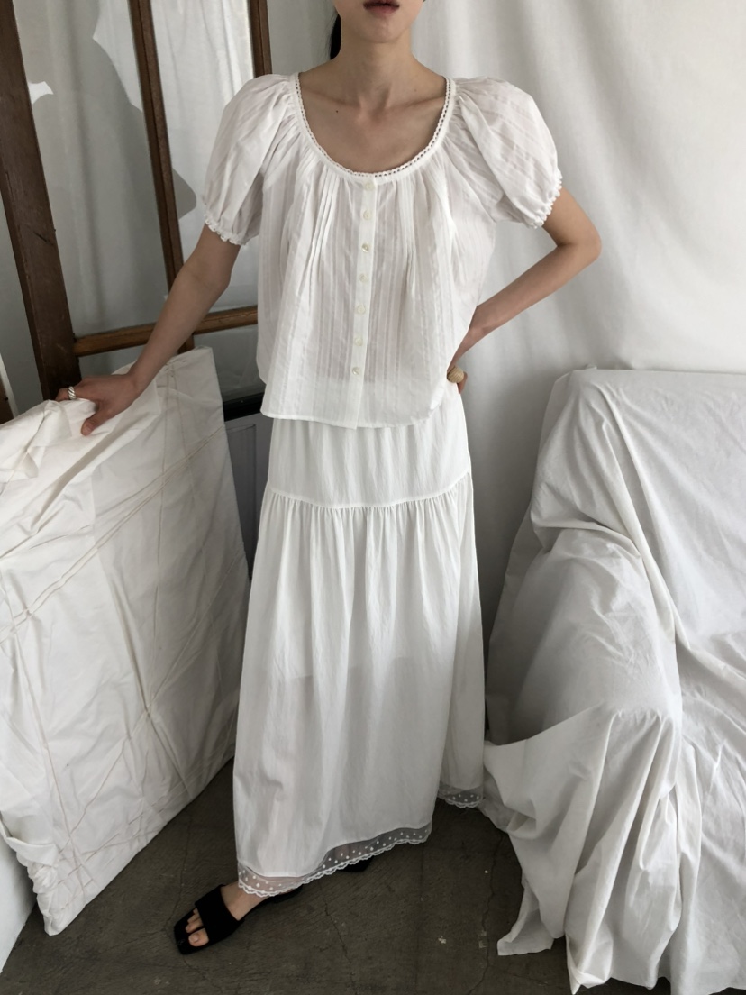 MOVENNE韓國東大門代購女裝新品26春夏休閑推薦襯衫蕾絲衫MOVENNE襯衫/蕾絲衫