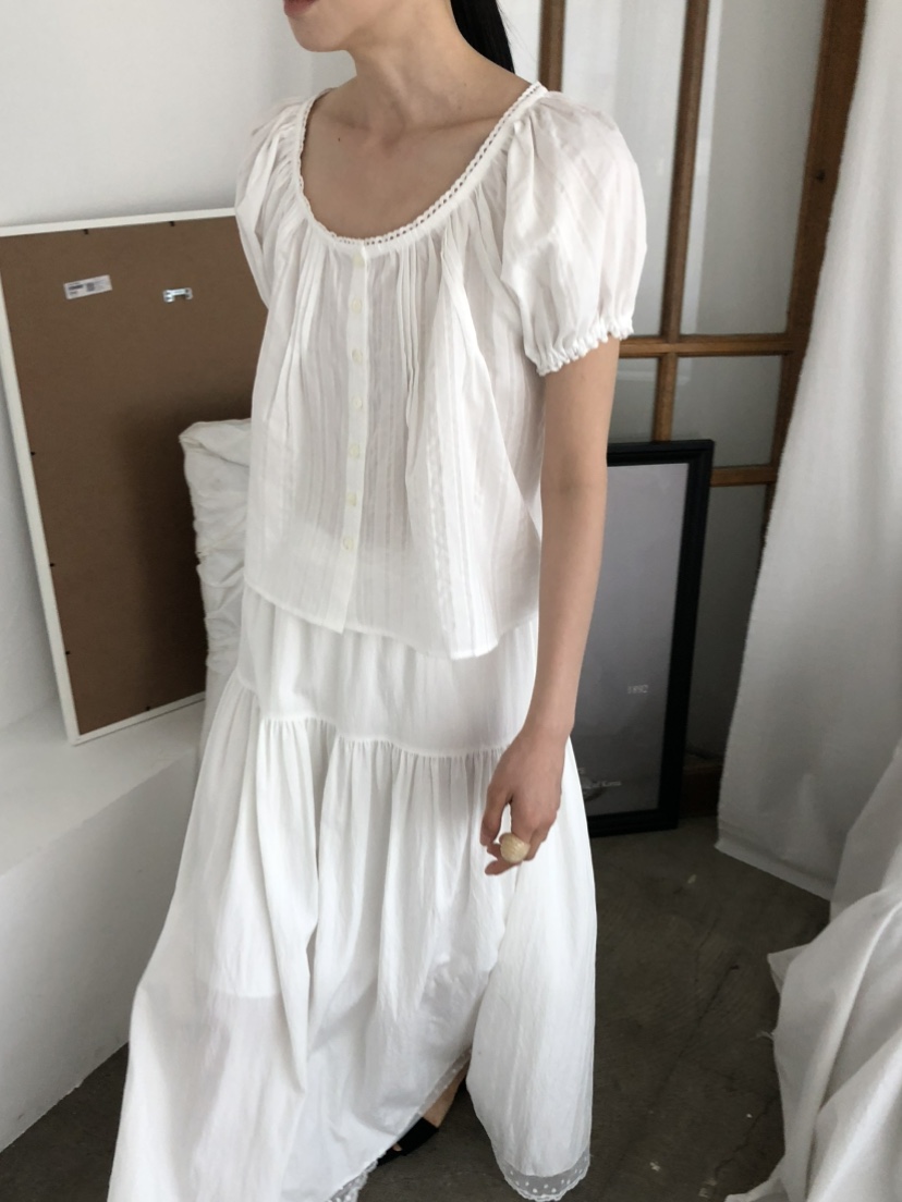 MOVENNE韓國東大門代購女裝新品26春夏休閑推薦襯衫蕾絲衫MOVENNE襯衫/蕾絲衫