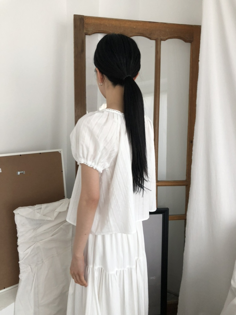 MOVENNE韓國東大門代購女裝新品26春夏休閑推薦襯衫蕾絲衫MOVENNE襯衫/蕾絲衫