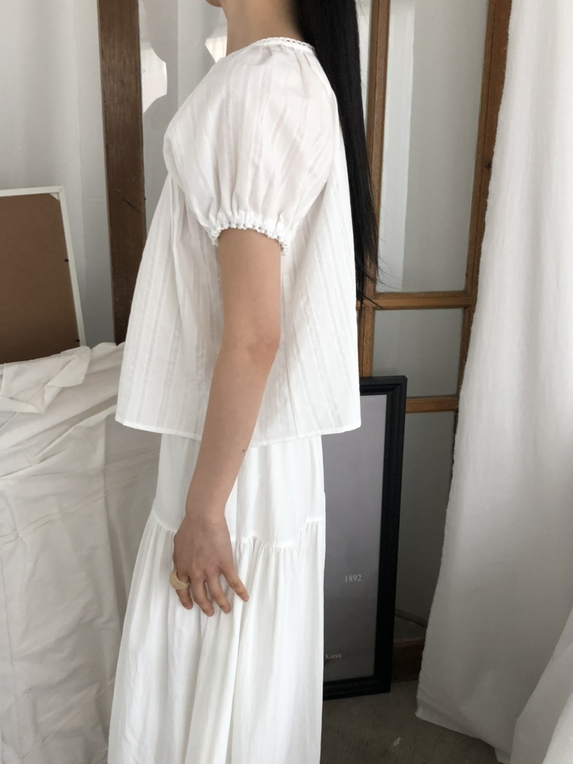 MOVENNE韓國東大門代購女裝新品26春夏休閑推薦襯衫蕾絲衫MOVENNE襯衫/蕾絲衫