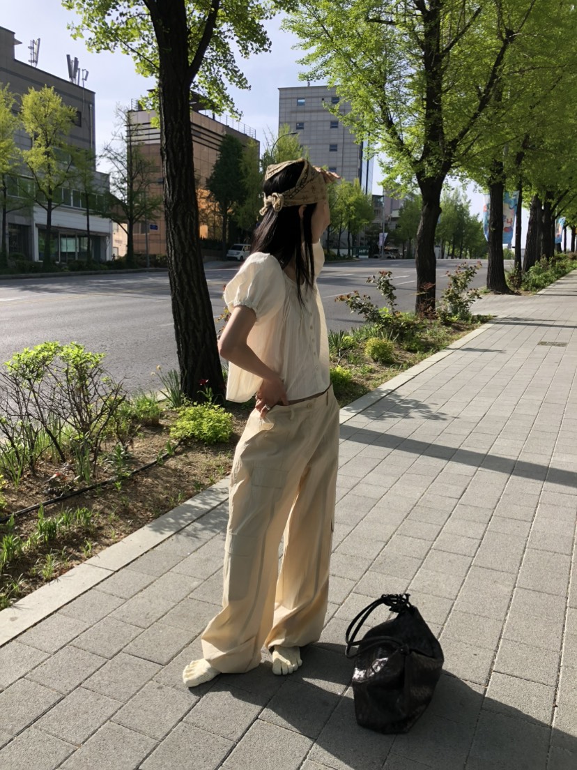 MOVENNE韓國東大門代購女裝新品26春夏休閑推薦襯衫蕾絲衫MOVENNE襯衫/蕾絲衫