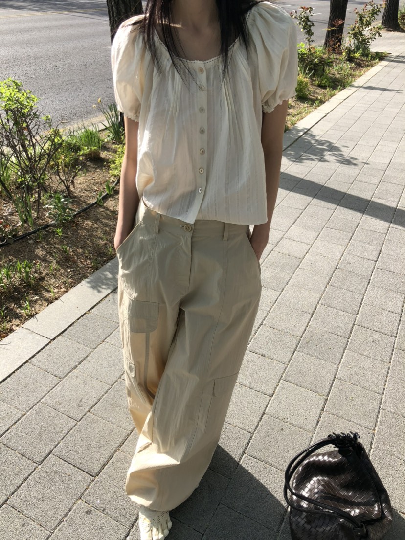 MOVENNE韓國東大門代購女裝新品26春夏休閑推薦襯衫蕾絲衫MOVENNE襯衫/蕾絲衫