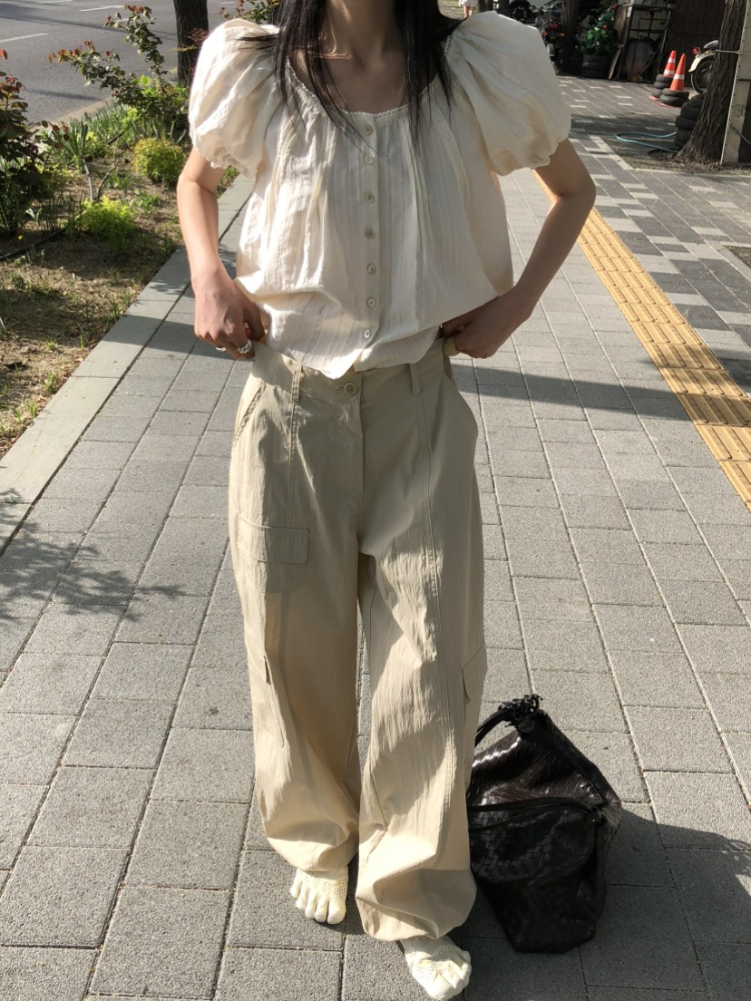 MOVENNE韓國東大門代購女裝新品26春夏休閑推薦襯衫蕾絲衫MOVENNE襯衫/蕾絲衫