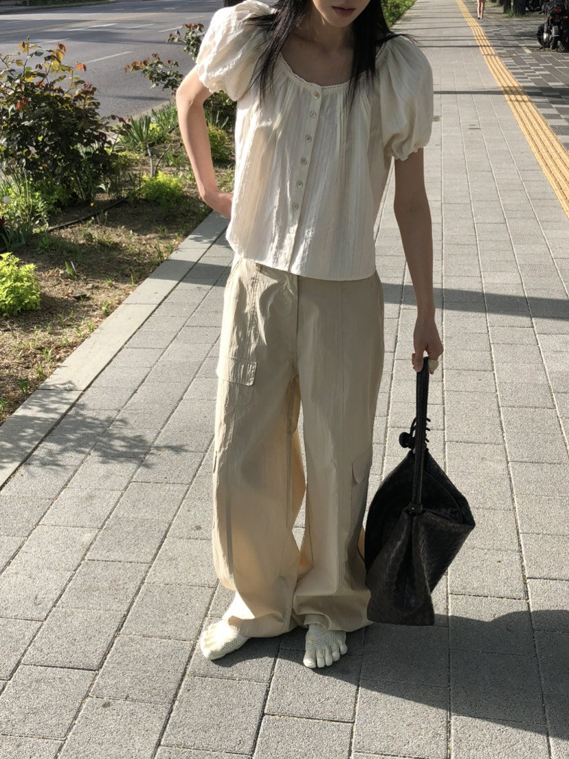 MOVENNE韓國東大門代購女裝新品26春夏休閑推薦襯衫蕾絲衫MOVENNE襯衫/蕾絲衫