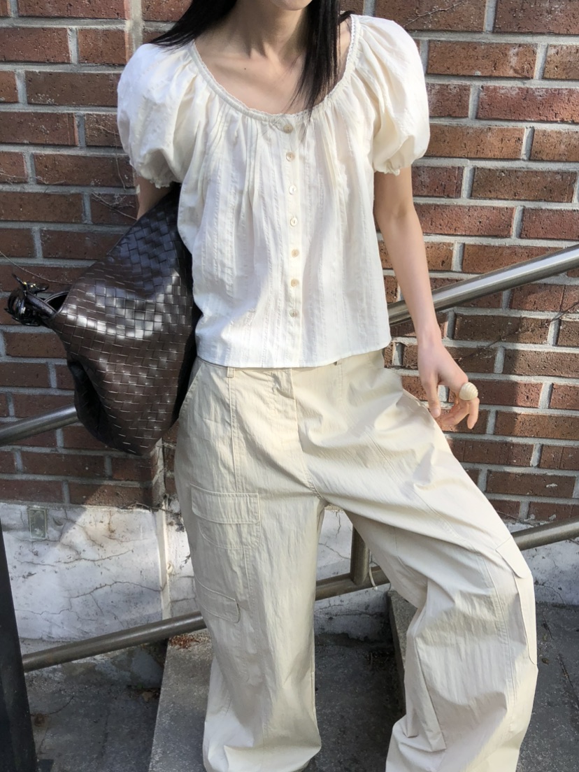 MOVENNE韓國東大門代購女裝新品26春夏休閑推薦襯衫蕾絲衫MOVENNE襯衫/蕾絲衫