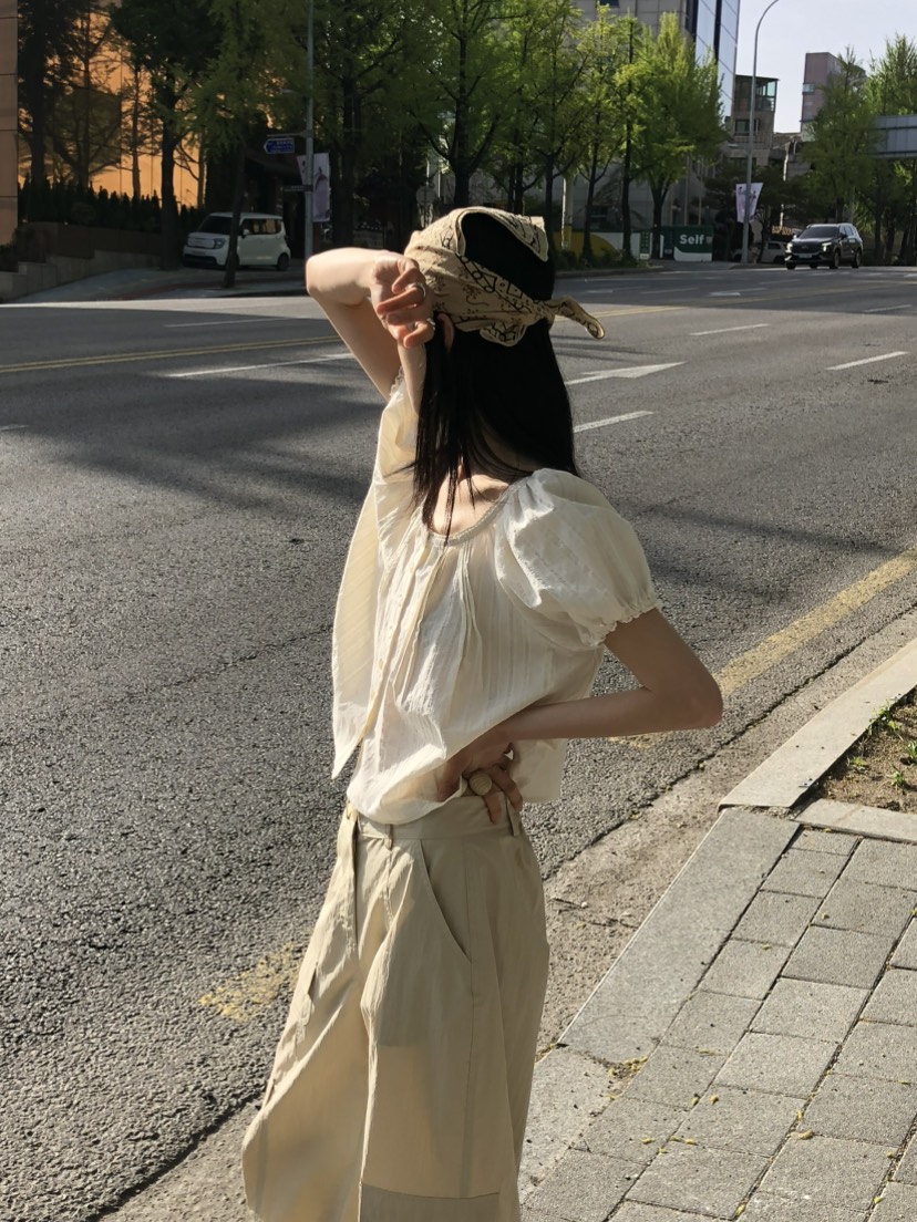 MOVENNE韓國東大門代購女裝新品26春夏休閑推薦襯衫蕾絲衫MOVENNE襯衫/蕾絲衫