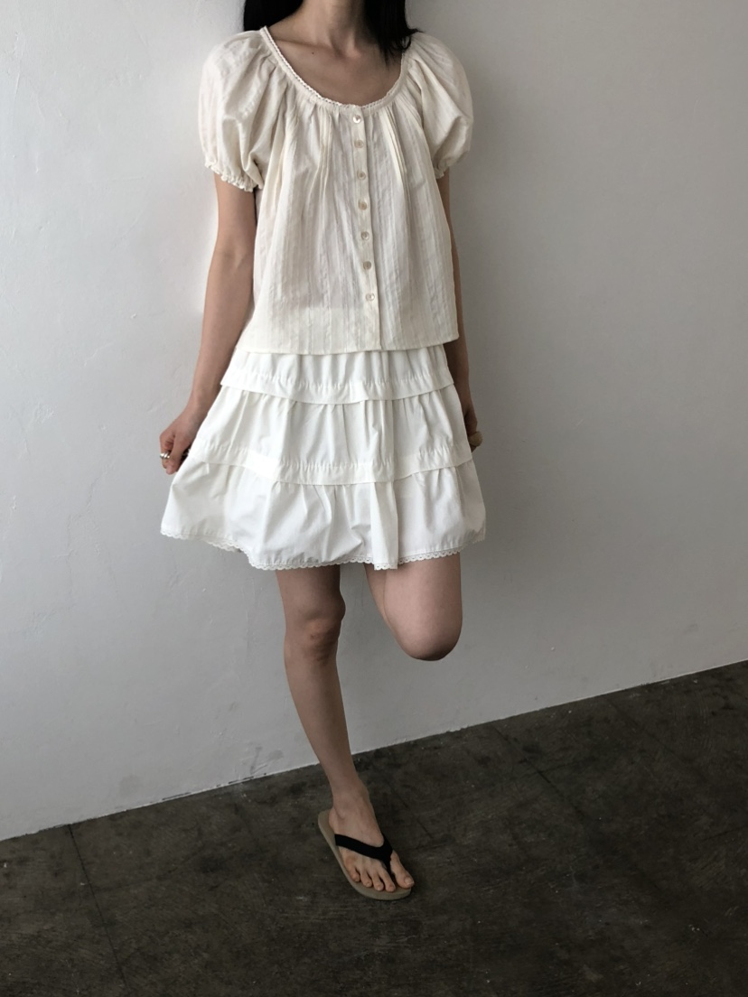 MOVENNE韓國東大門代購女裝新品26春夏休閑推薦襯衫蕾絲衫MOVENNE襯衫/蕾絲衫