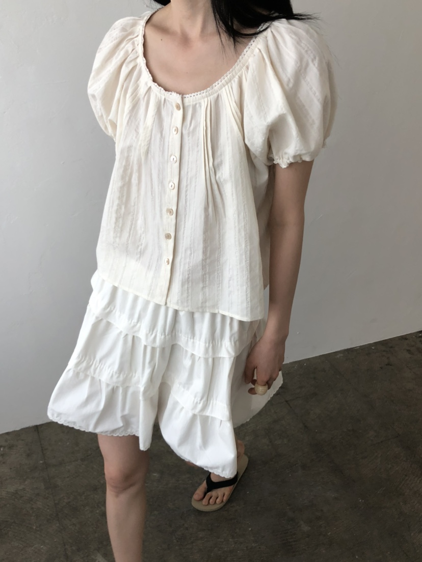 MOVENNE韓國東大門代購女裝新品26春夏休閑推薦襯衫蕾絲衫MOVENNE襯衫/蕾絲衫