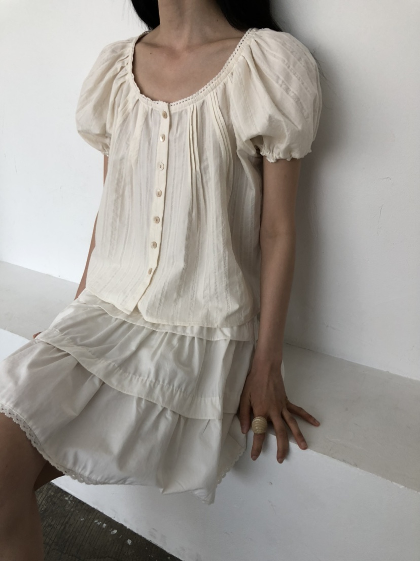 MOVENNE韓國東大門代購女裝新品26春夏休閑推薦襯衫蕾絲衫MOVENNE襯衫/蕾絲衫