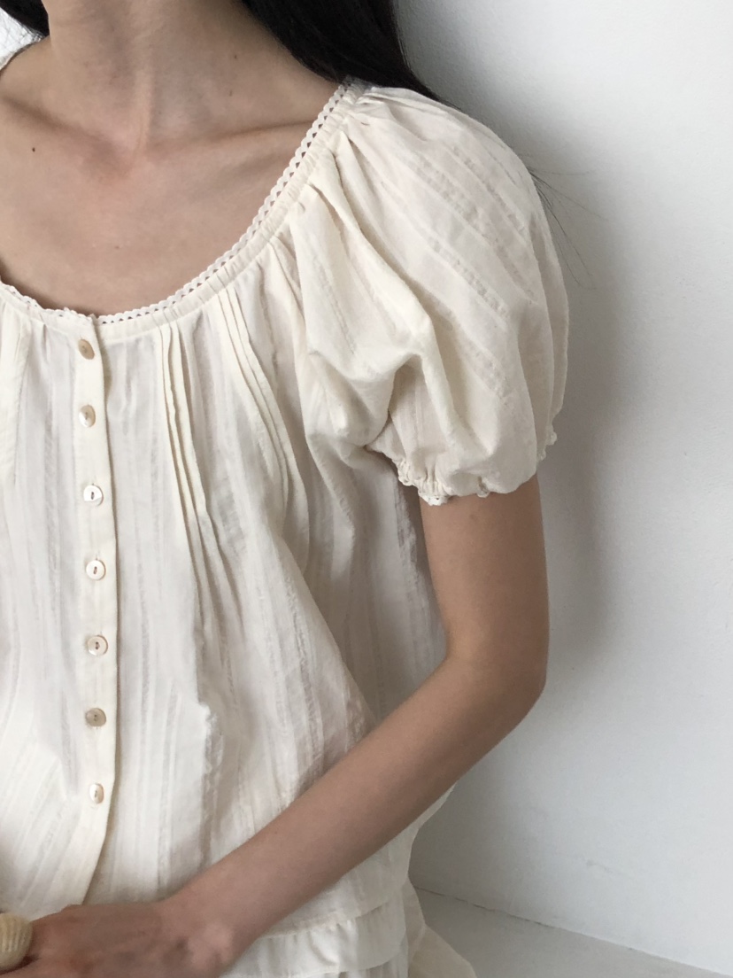 MOVENNE韓國東大門代購女裝新品26春夏休閑推薦襯衫蕾絲衫MOVENNE襯衫/蕾絲衫