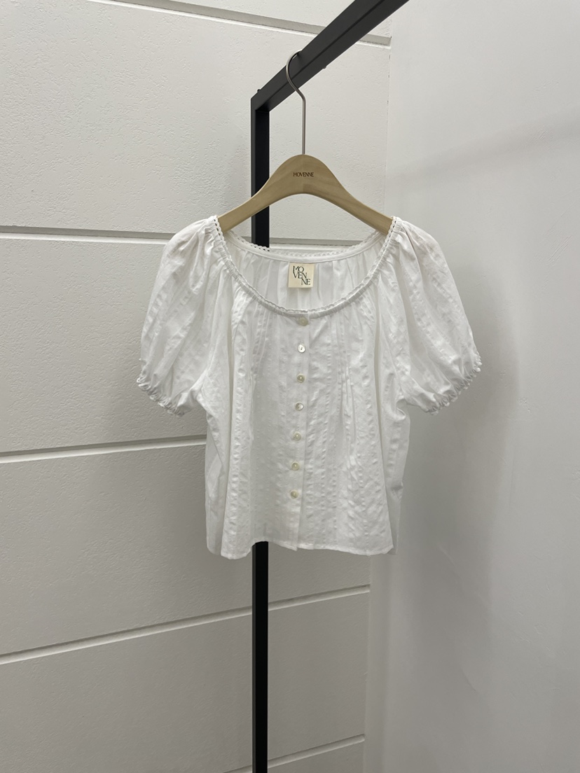 MOVENNE韓國東大門代購女裝新品26春夏休閑推薦襯衫蕾絲衫MOVENNE襯衫/蕾絲衫圖色1