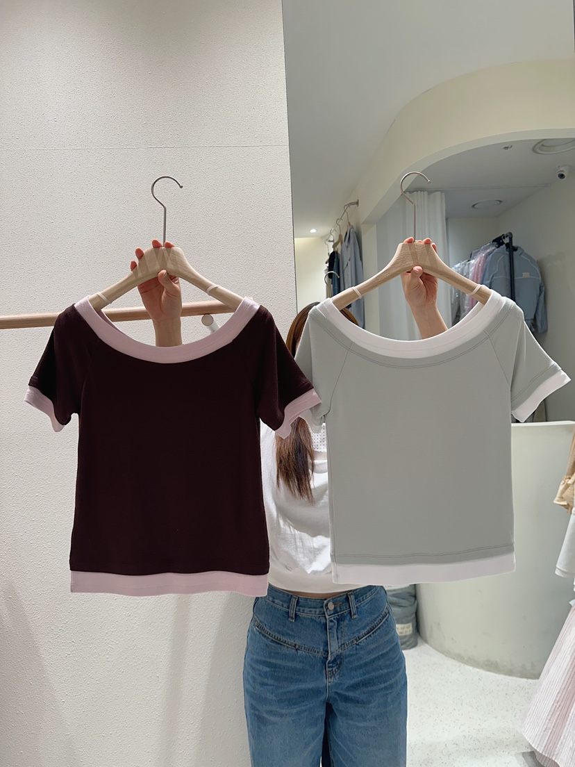 MARKE-P韓國直郵女裝新品職業26春夏真品人氣休閑時尚T恤MARKE-PT恤