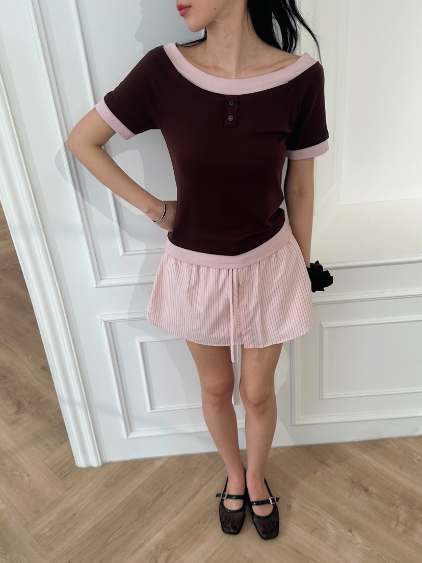 MARKE-P韓國直郵女裝新品職業26春夏真品人氣休閑時尚T恤MARKE-PT恤