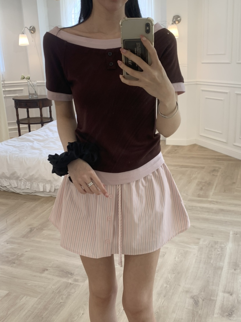 MARKE-P韓國直郵女裝新品職業26春夏真品人氣休閑時尚T恤MARKE-PT恤