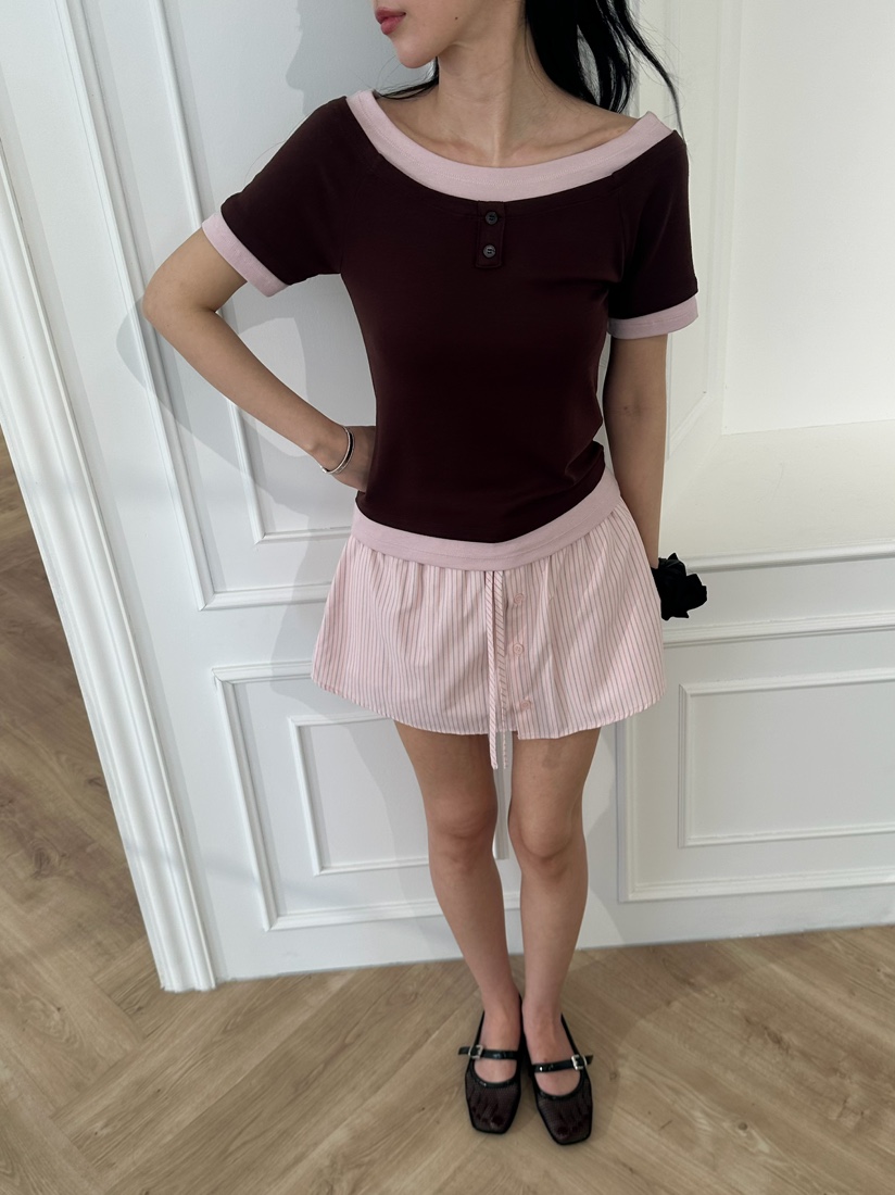 MARKE-P韓國直郵女裝新品職業26春夏真品人氣休閑時尚T恤MARKE-PT恤