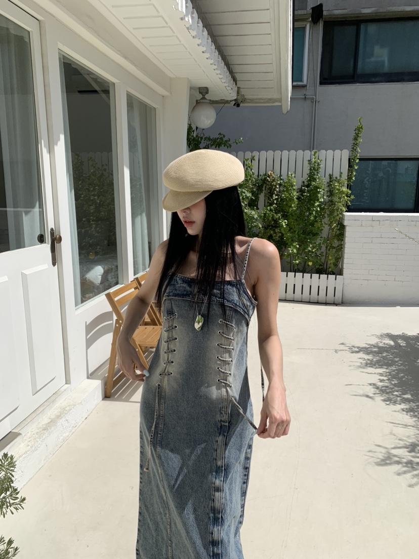 BADCALM東大門實拍女裝新款休閑人氣真品推薦時尚連衣裙鏤空BADCALM連衣裙