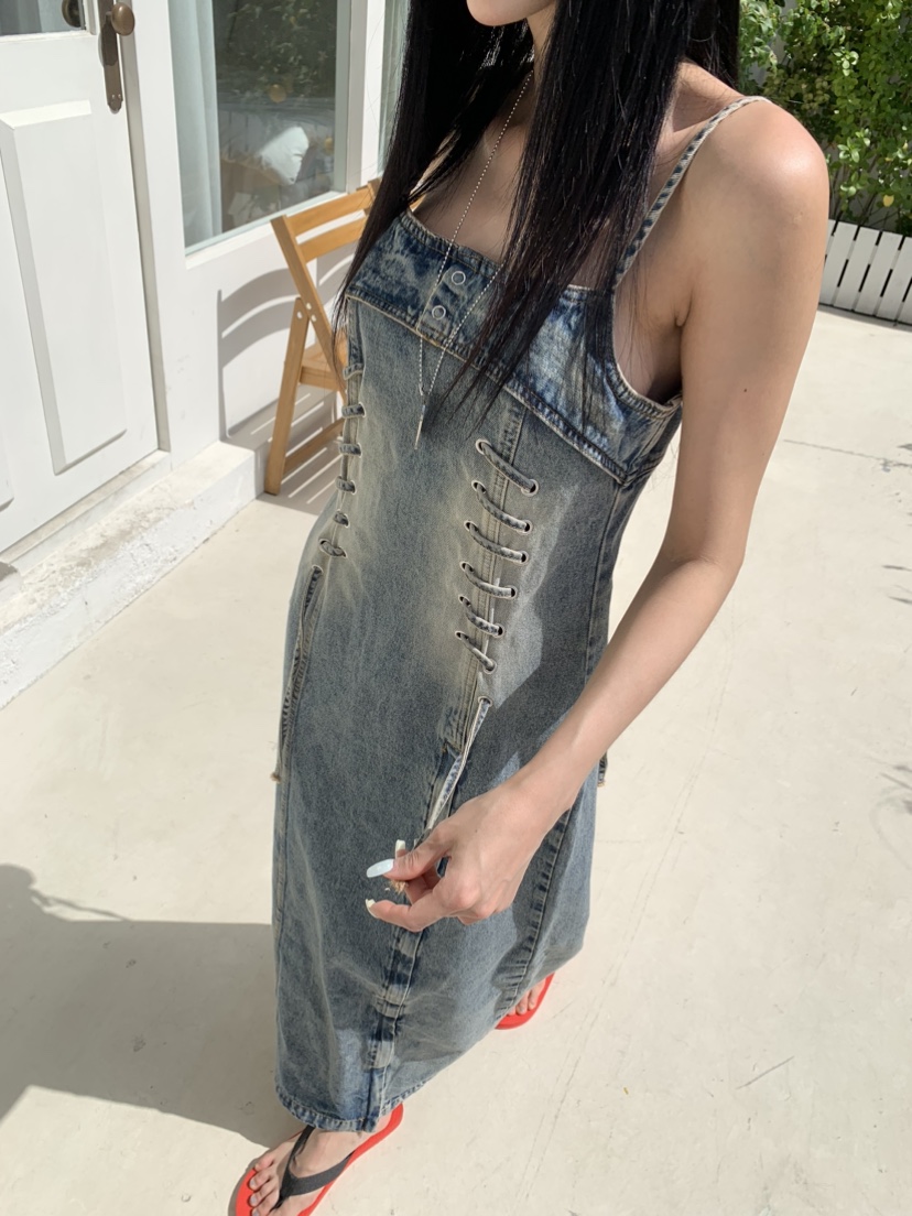 BADCALM東大門實拍女裝新款休閑人氣真品推薦時尚連衣裙鏤空BADCALM連衣裙