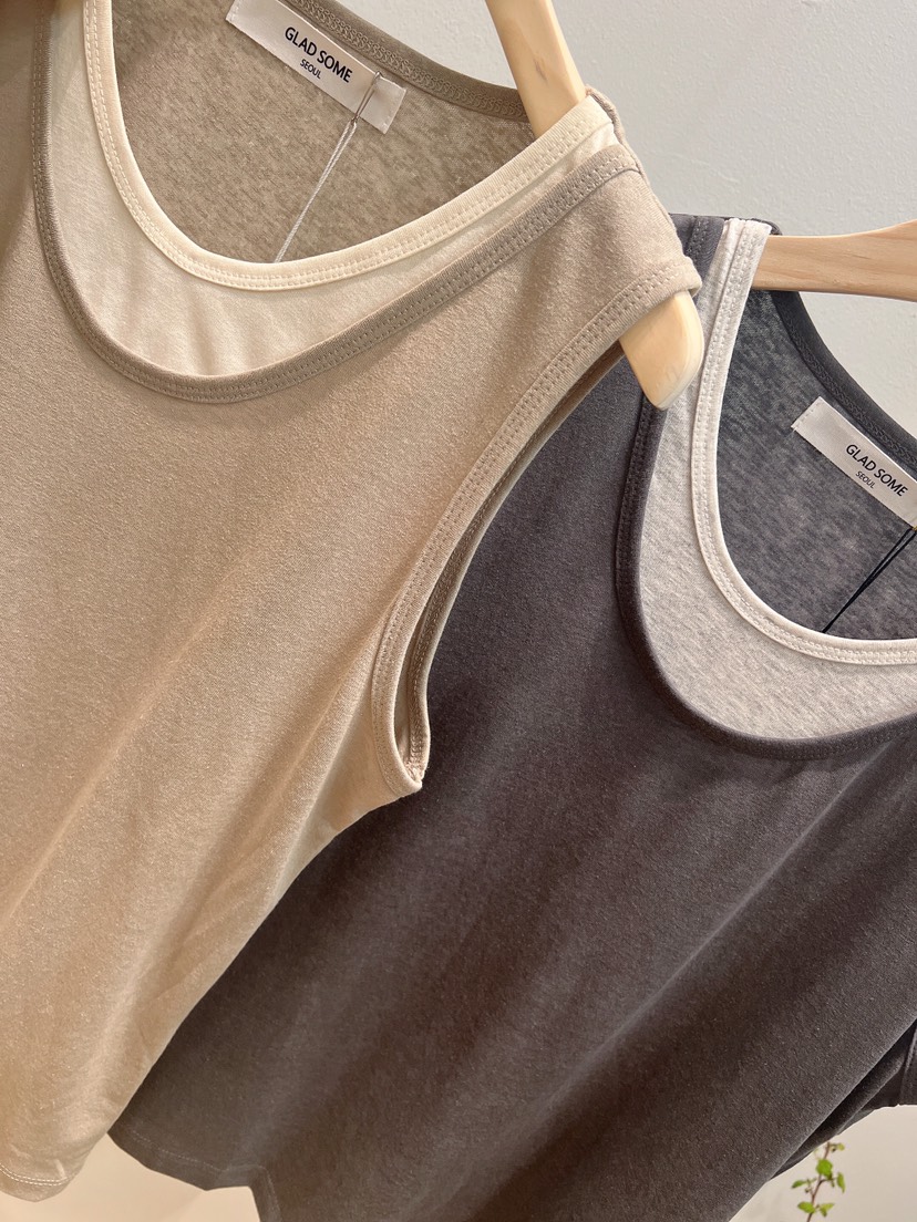 GLAD SOME韓國代購女裝新款時尚休閑熱賣推薦職業吊帶背心GLAD SOME吊帶/背心