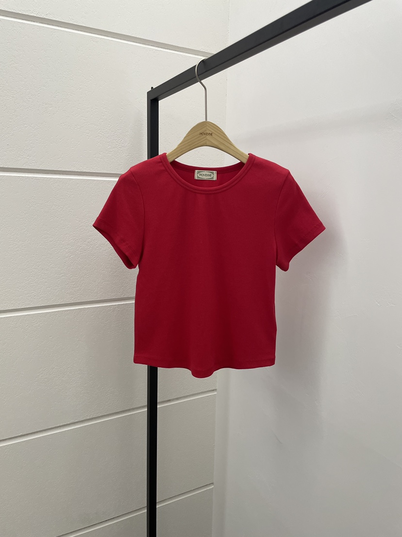 MOVENNE東大門代購女裝新品26春夏職業人氣真品熱賣時尚T恤MOVENNET恤圖色2