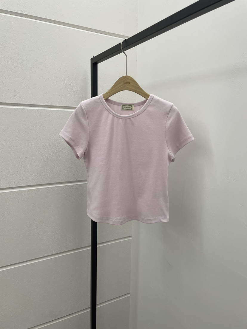 MOVENNE東大門代購女裝新品26春夏職業人氣真品熱賣時尚T恤MOVENNET恤圖色5