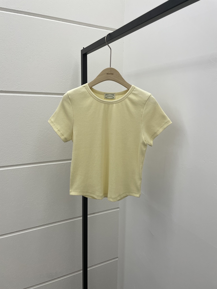 MOVENNE東大門代購女裝新品26春夏職業人氣真品熱賣時尚T恤MOVENNET恤圖色6