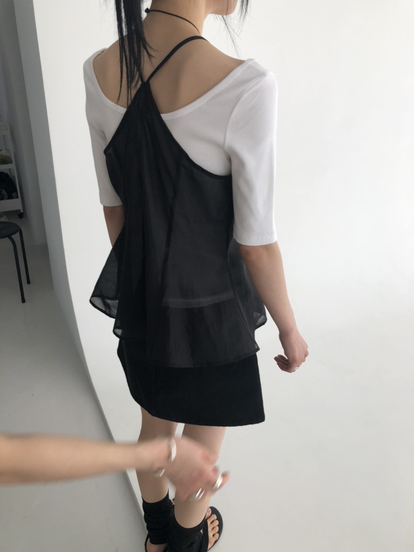 MOVENNE韓國代購女士新款人氣推薦熱賣休閑職業26夏季吊帶背心MOVENNE吊帶/背心