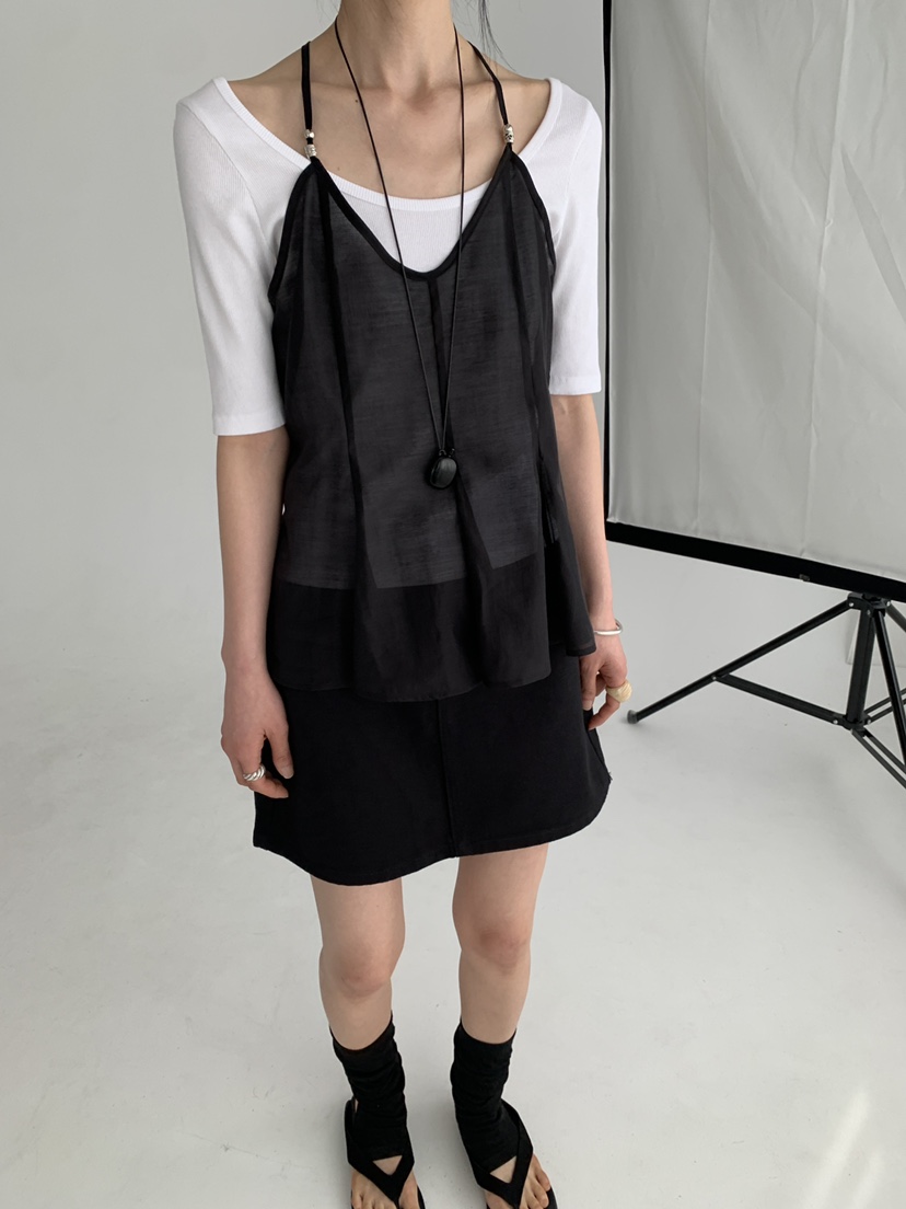 MOVENNE韓國代購女士新款人氣推薦熱賣休閑職業26夏季吊帶背心MOVENNE吊帶/背心