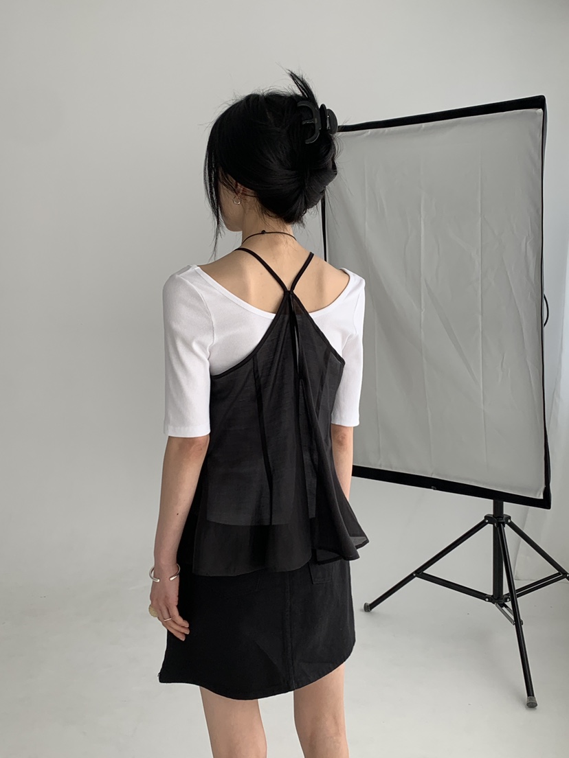 MOVENNE韓國代購女士新款人氣推薦熱賣休閑職業26夏季吊帶背心MOVENNE吊帶/背心