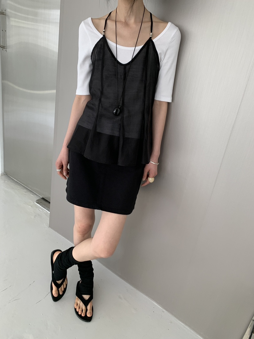 MOVENNE韓國代購女士新款人氣推薦熱賣休閑職業26夏季吊帶背心MOVENNE吊帶/背心