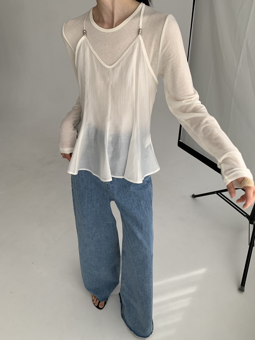 MOVENNE韓國代購女士新款人氣推薦熱賣休閑職業26夏季吊帶背心MOVENNE吊帶/背心