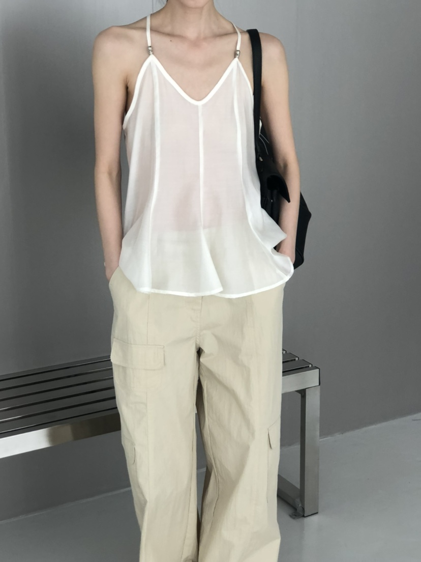 MOVENNE韓國代購女士新款人氣推薦熱賣休閑職業26夏季吊帶背心MOVENNE吊帶/背心