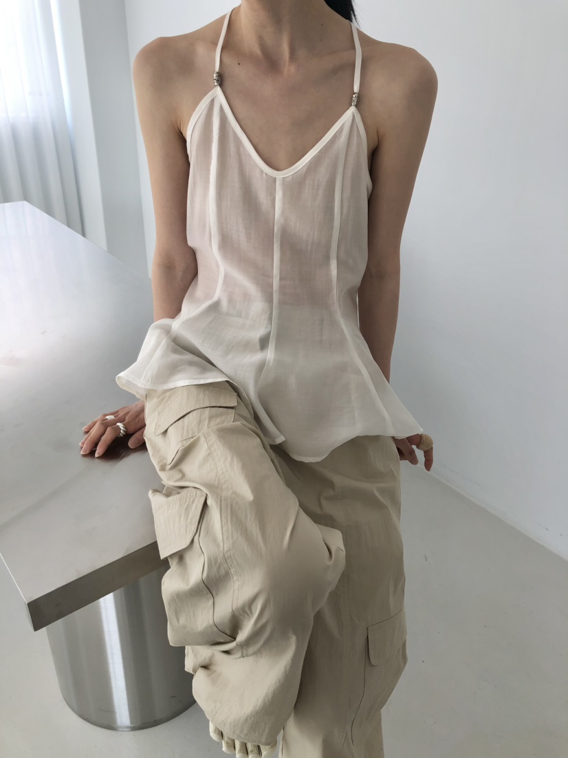 MOVENNE韓國代購女士新款人氣推薦熱賣休閑職業26夏季吊帶背心MOVENNE吊帶/背心