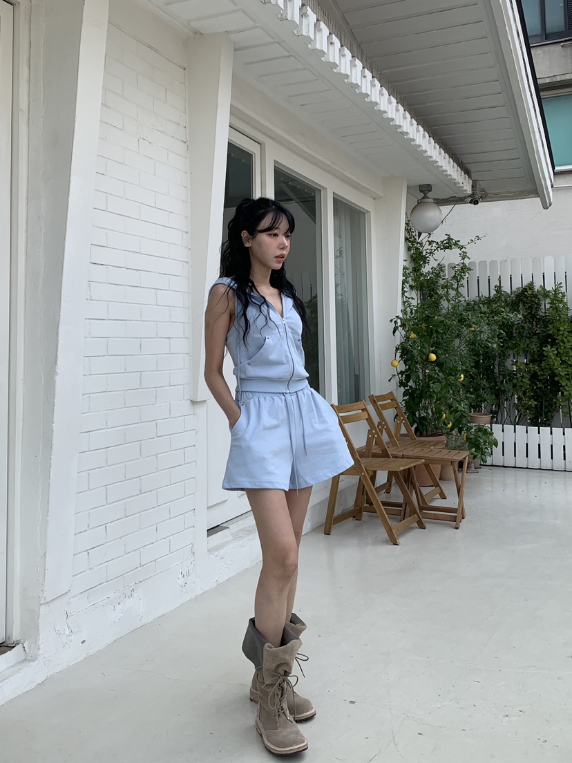 BADCALM韓國直郵女士新品熱賣休閑職業人氣真品吊帶背心鏤空BADCALM吊帶/背心