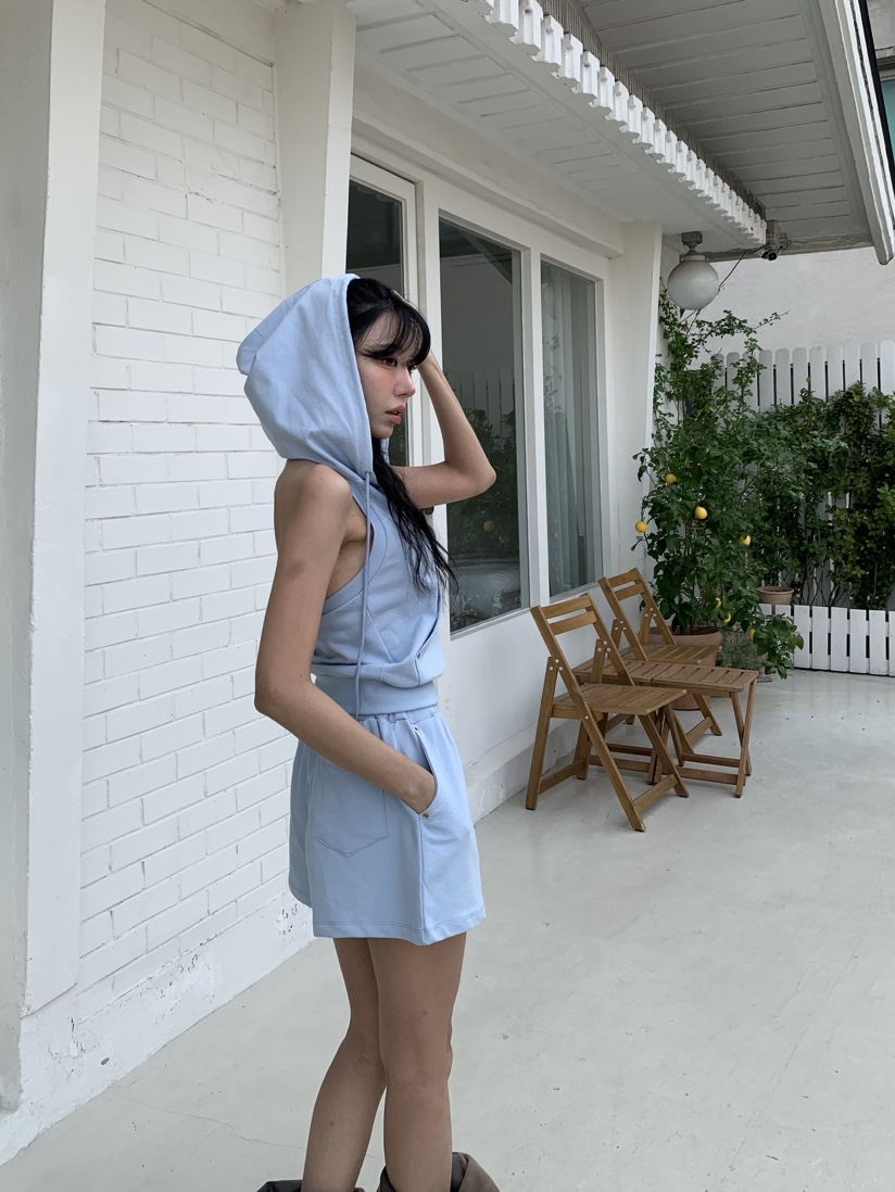 BADCALM韓國直郵女士新品熱賣休閑職業人氣真品吊帶背心鏤空BADCALM吊帶/背心