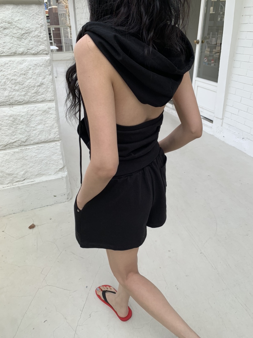 BADCALM韓國直郵女士新品熱賣休閑職業人氣真品吊帶背心鏤空BADCALM吊帶/背心