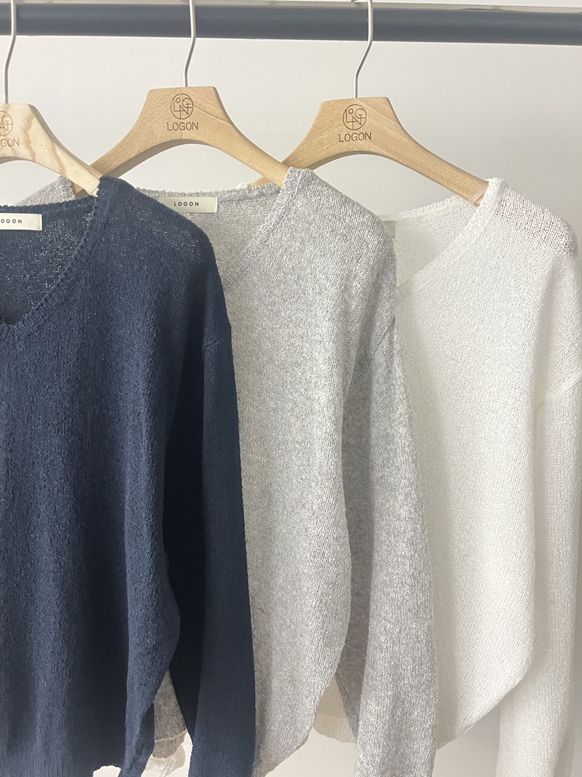 LOGON東大門實拍女裝新款職業人氣熱賣推薦時尚26春夏針織衫LOGON針織衫