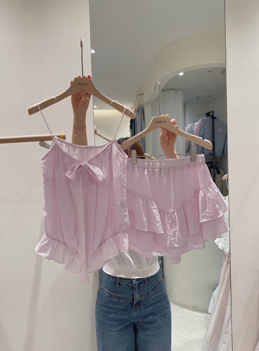 MARKE-P東大門直郵女士新品時尚推薦人氣真品吊帶背心緞MARKE-P吊帶/背心