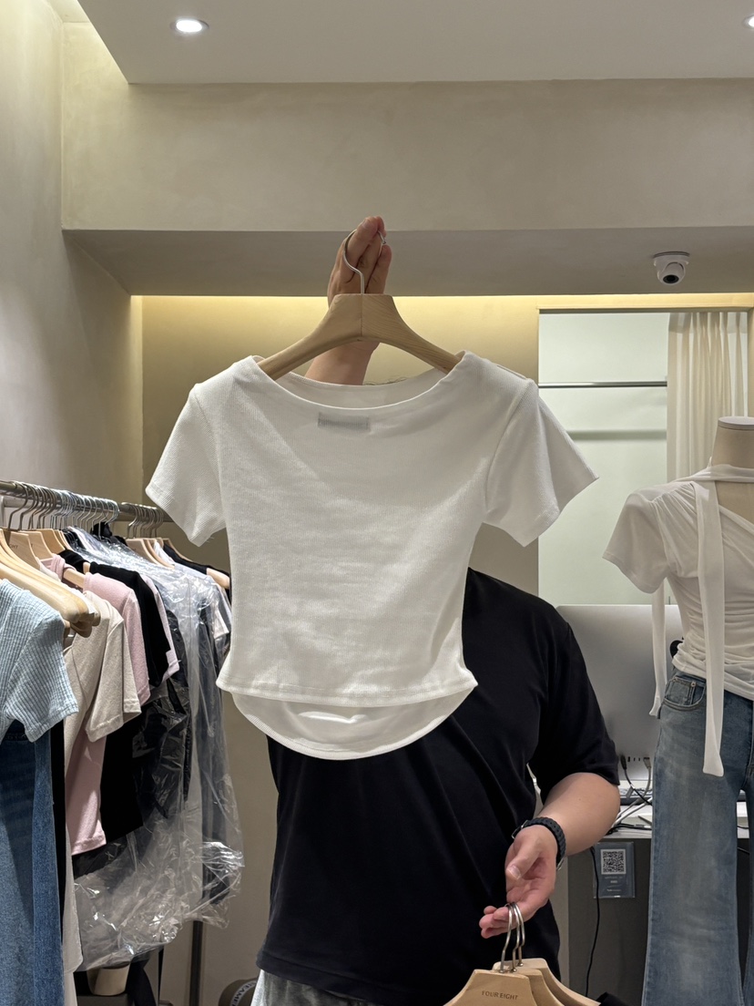 FOUREIGHT韓國直郵女士新款職業人氣時尚推薦休閑熱賣T恤FOUR EIGHTT恤