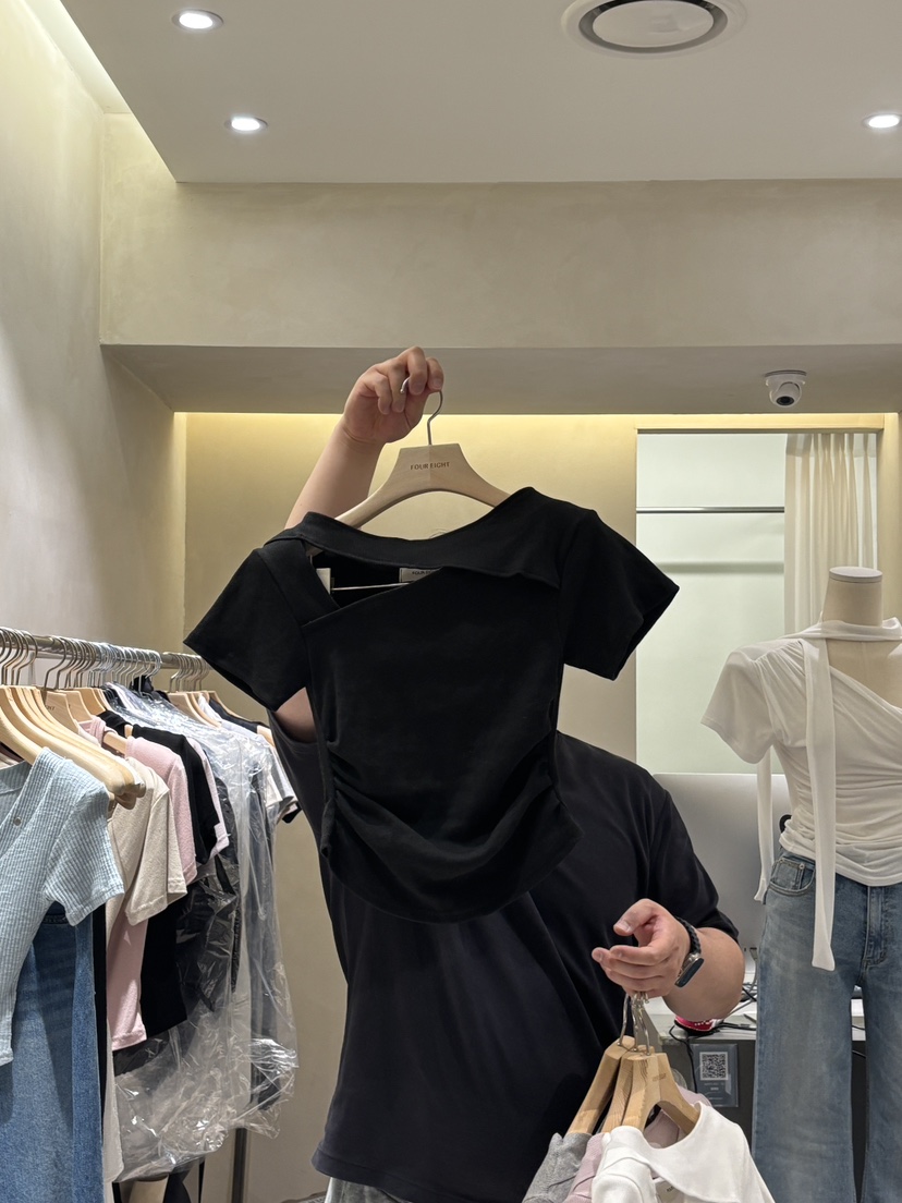FOUREIGHT韓國直郵女士新款職業人氣時尚推薦休閑熱賣T恤FOUR EIGHTT恤圖色4