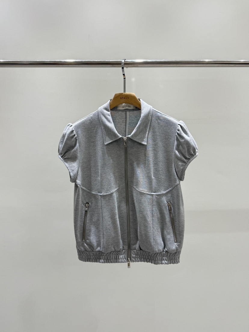 STAGE東大門直郵女裝新款時尚26春夏人氣推薦休閑夾克拉鏈STAGE夾克圖色1