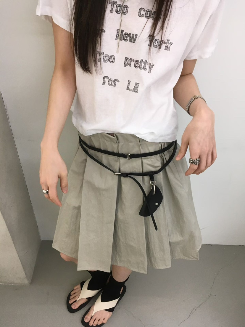 MINIMUZE韓國直郵女裝新品熱賣26春夏真品人氣半身裙中短裙MINIMUZE半身裙/中短裙