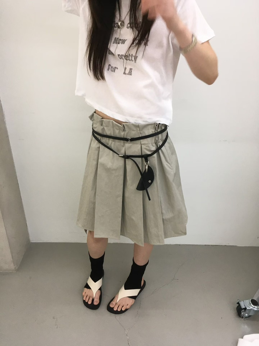 MINIMUZE韓國直郵女裝新品熱賣26春夏真品人氣半身裙中短裙MINIMUZE半身裙/中短裙