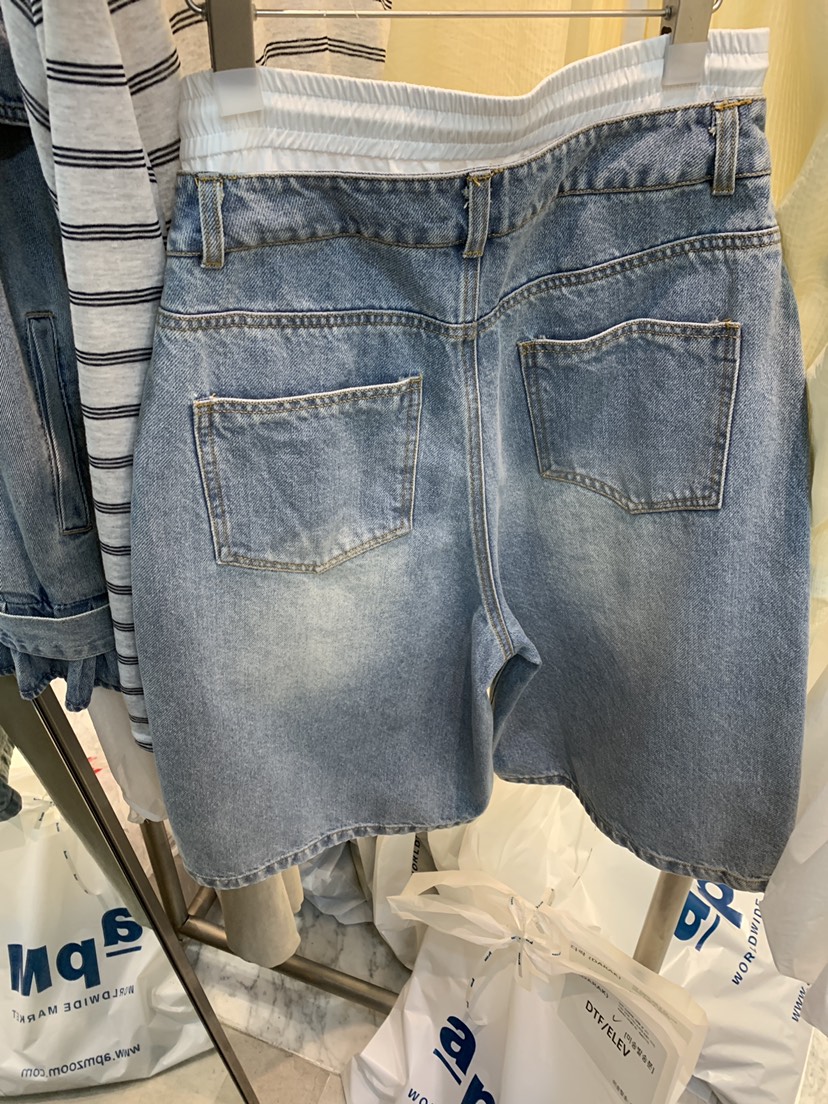 DARAK韓國直郵女裝新款職業真品時尚休閑推薦人氣短褲撞色DARAK短褲