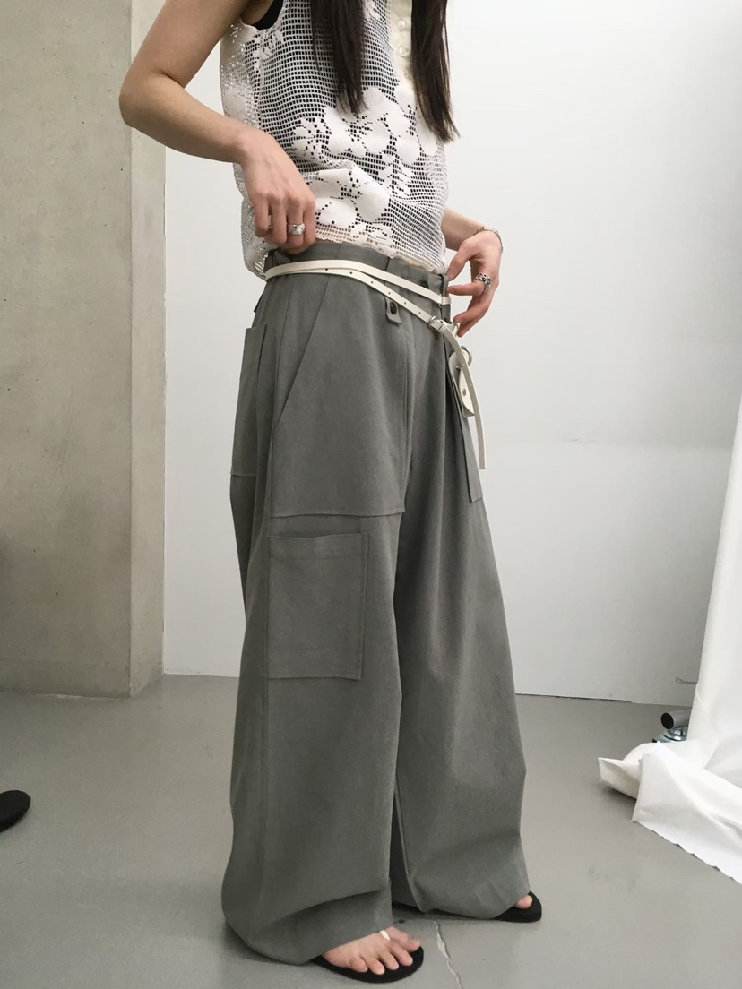 MINIMUZE東大門直郵女士新款職業推薦時尚真品休閑褲口袋MINIMUZE休閑褲