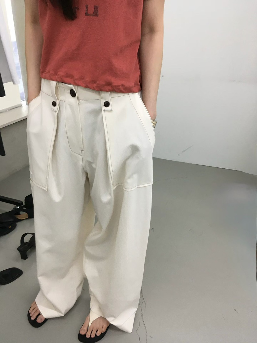 MINIMUZE東大門直郵女士新款職業推薦時尚真品休閑褲口袋MINIMUZE休閑褲