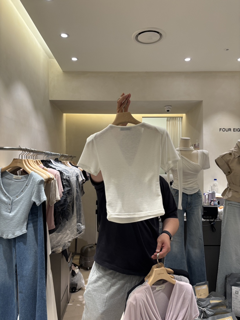 FOUREIGHT東大門實拍女士新款26春夏熱賣職業推薦休閑T恤FOUR EIGHTT恤
