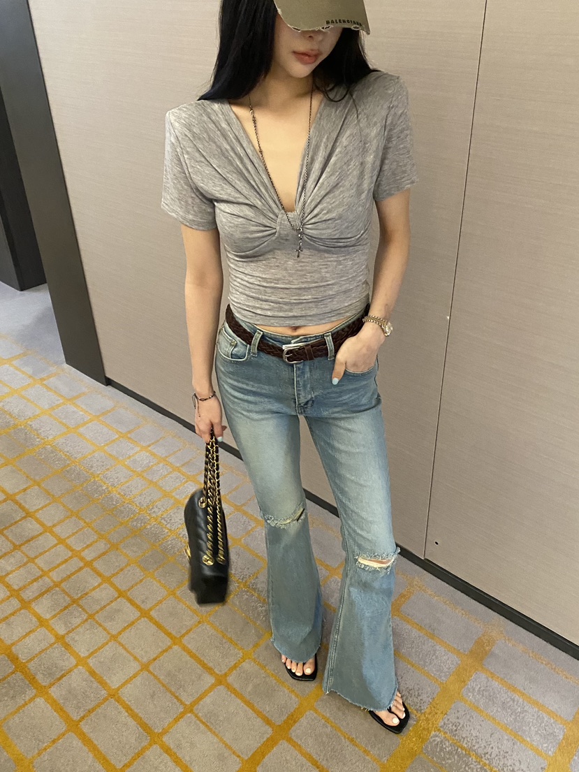 FOUREIGHT東大門實拍女士新款26春夏熱賣職業推薦休閑T恤FOUR EIGHTT恤