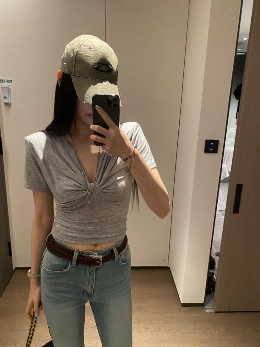 FOUREIGHT東大門實拍女士新款26春夏熱賣職業推薦休閑T恤FOUR EIGHTT恤